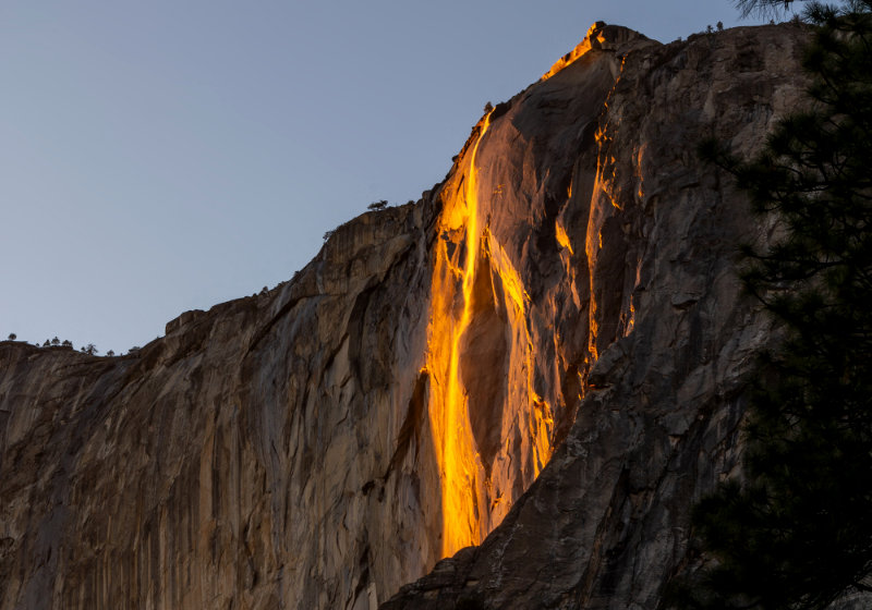 Yosemite Fire fall
