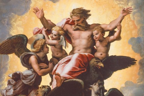 One of Ezekiel's Vision by Raphael, 1518.