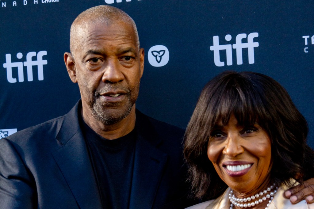Denzel Washington with his wife Pauletta at the 2024 Toronto International Film Festival