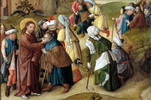 Healing of the blind man at Jericho