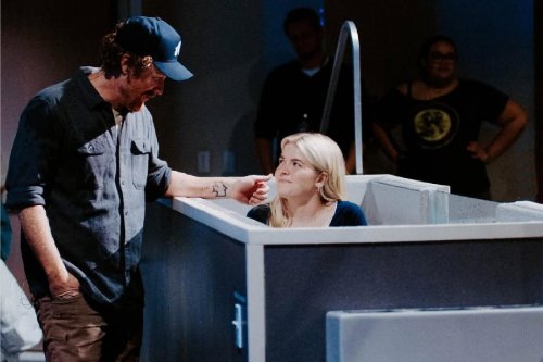 Lola Sheen, the daughter of Charlie Sheen and Denise Richards, being water baptized. Credit: Lola_Sheen. Instagram