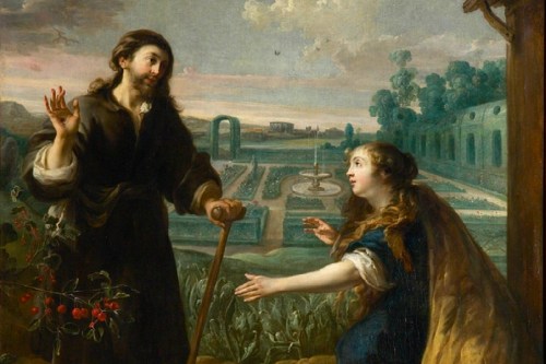 Resurrected Christ appearing to Mary Magdalene