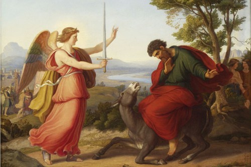 The Angel of the Lord encountering the false prophet Balaam