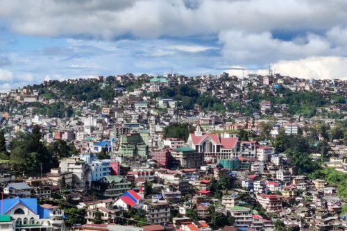 Kohima, the capital city of the India state of Nagaland