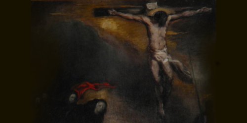 Painting of the Crucifixion of Christ