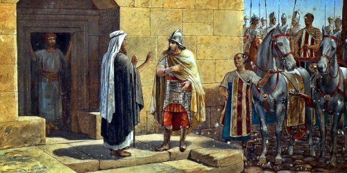 Painting of Jesus healing the Centurion’s servant