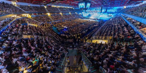 Fanklin Graham’s evangelistic rally at Chizhovka Arena in Minsk, Belarus