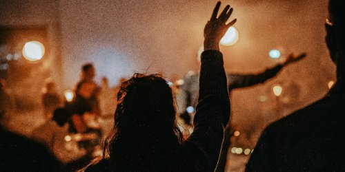 Church worship service