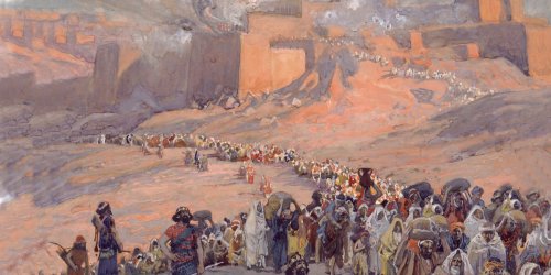 Painting of the Babylonian Siege of Jerusalem by James Tissot