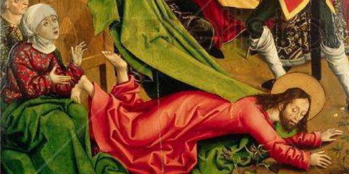 Painting portraying the martyrdom of James, the Lord’s brother.